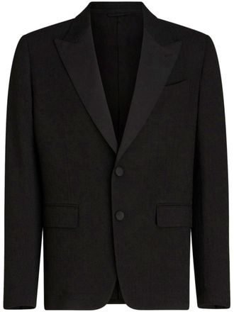 Etro Blazer met jacquard - Zwart