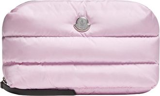 Moncler Moncler Caradoc Quilted Beauty Case, Women, Pink, Size: One Size