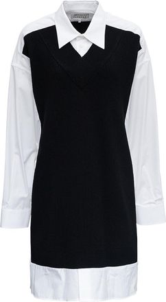 Maison Margiela BlackWhite Oversized Color Block Shirt