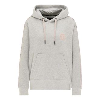 Carlo Colucci Basic Hoodie - Dames - Hoodies - Grijs - XL - Leer - Hoodies & sweatvesten