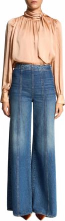 Ulla Johnson Bianca Wide-Leg Jean In Danube