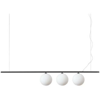 Ideal Lux Ideal Lux - perline 3 Light Bar Pendant Ceiling Light Black