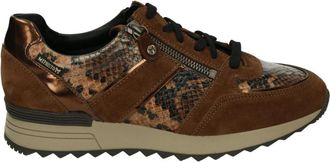 Mephisto Sportieve Lage Schoenen in Cognac Leer - Dames - Sneakers - Bruin - 37 1/2 EU - Leer - Schoenen