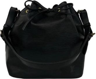 Louis Vuitton Tweedehands leren Louis Vuitton tassen - Dames - Vintage Tas - Zwart - ONE Size - Vintage