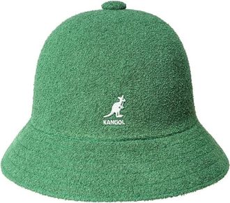 Kangol Groene Casual Vissershoed - Dames - Hoeden - Groen - M - Accessoires