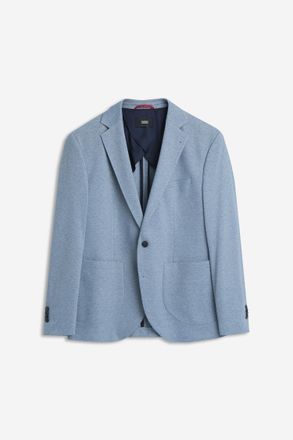 Cinque Jerseysakko CINQUE CIDATI, Herren, Gr. 102, blau, Jersey, Obermaterial: 37% Polyester, 37% Viskose, 21% Polyamid, 5% Elasthan, unifarben, schmal h&uuml;ftb