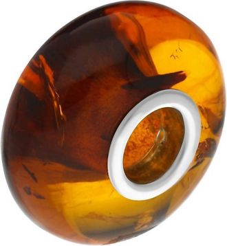 Trollbeads Womens Sunset Glass Bead Charms In Yellow