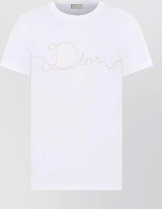 Dior crew neck short sleeve t-shirt design