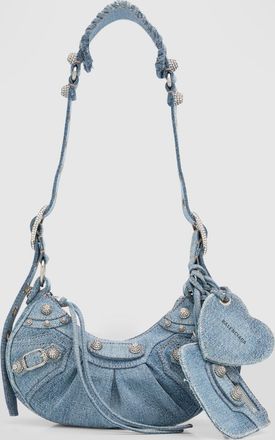 Balenciaga Le Cagole XS Shoulder Bag In Denim