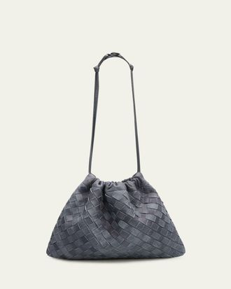Bottega Veneta Medium Drawstring Suede Dustbag