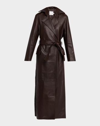 CHRISTOPHER ESBER Calais Leather Trench Coat