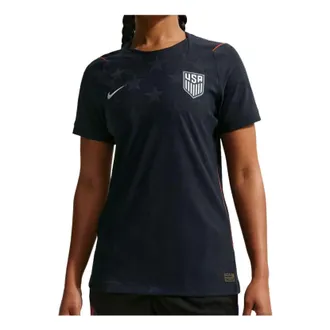 Nike (WMNS) Nike USMNT 2026 Match Away Aero-FIT Authentic Jersey Dark Obsidian University Red Pure Platinum IB5264-475