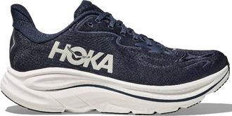 Hoka One One Mens Clifton 10 Running Shoe - Wide In Navy/white