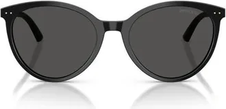 Jimmy Choo London JC5060 53mm Phantos Sunglasses in Black/dark Grey at Nordstrom