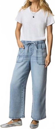 Splendid Lounge Denim Pants In Medium Wash