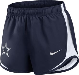 Nike Dallas Cowboys Tempo Nike Womens Dri-FIT NFL Shorts in Blue | 04PK044P7RD-T2G