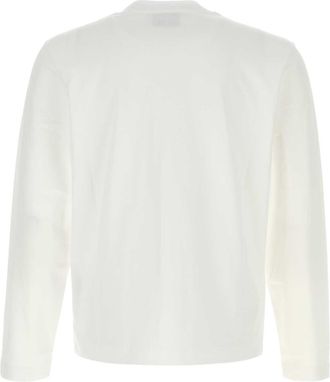 Ami Mens White Cotton T-Shirt Exterior: Organic T-shirts And Polos