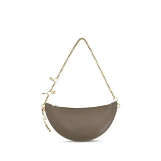 Chlo&eacute; Gray Calf Leather Bos Taurus Shoulder Womens Bag