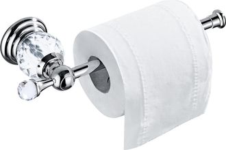 OEM Portarrollos De Papel Higi&eacute;nico De Cristal, Plateado, Moderno, Para Ba&ntilde;o, Accesorios De Ba&ntilde;o