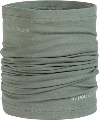 super.natural Wanderlust Neckwarmer Schlauchschal - Unisex | oliv/gr&uuml;n