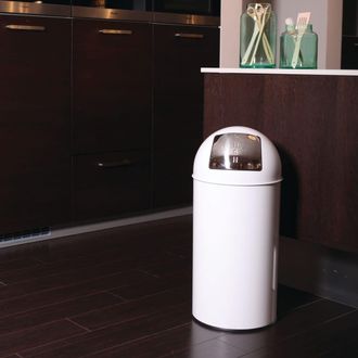 EKO V-part - Cubo De Basura Con Trampilla Acero Capacidad 40 L H X &Oslash; 740