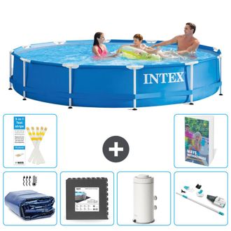 Intex Piscina Con Estructura Redonda - 366x76 Cm - 7-piezas S141