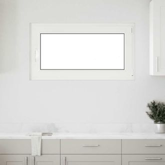Berkfield Home Basement Window RISOR 110x60 cm Tilt&Turn DIN Right White
