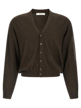 Christophe Lemaire Brown Marabou Mens Cardigan