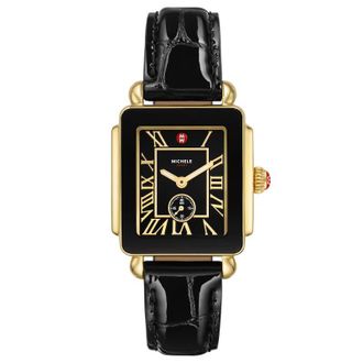 Michele Deco Mid Sport Quartz Black Dial Ladies Watch MWW06H000004