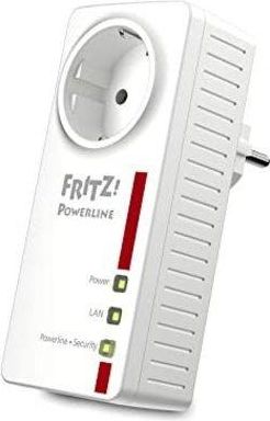 Dragon Avm Fritzpowerline 1220e Single International (adaptador/extensor De Red Por L&iacute;nea El&eacute;ctrica, 1200 Mbps, 2 Puerto Lan Gigabit)