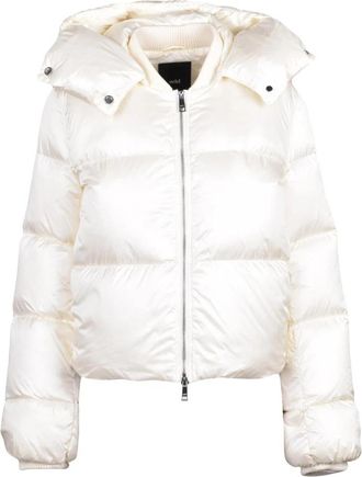 Add Korte donsjas - Dames - Winterjassen - Wit - M - Jassen