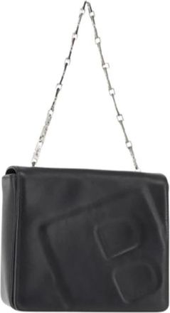 Bally Pre-owned Shoulder Bags, female, Black, Size: ONE SIZE Pre-owned Leather Shoulder Bag