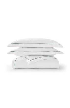Christy Premium Luxury Sateen Cotton Duvet Cover Sets in Green at Nordstrom, Size Queen