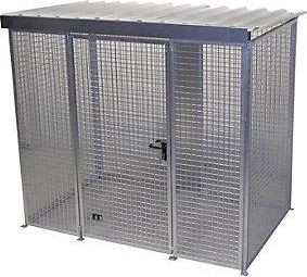 Bauer Gasflaschen-gittercontainer Mit Dach Und Einfl&uuml;geltor Bxt