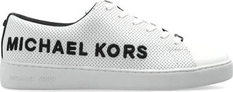 Michael Kors Keaton Sneakers - Dames - Sneakers - Wit - 39 EU - Leer - Schoenen