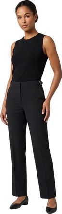 Emporio Armani EA7 Effen rechte broek voor dames (Marine)