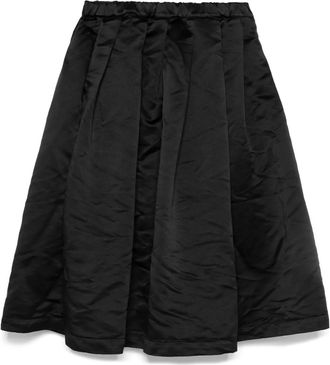 Comme Des Gar&ccedil;ons Gonna midi in raso - Nero