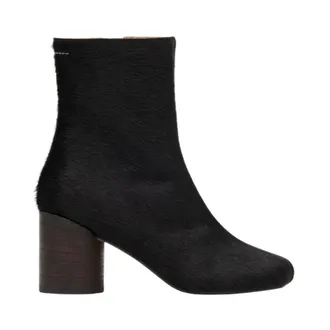 Maison Margiela Schoenen, Dames, Zwart, 40 EU, Enkellaarsje