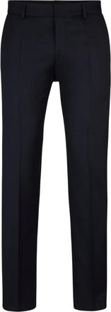 HUGO BOSS Heren, Broeken, Blauw, Maat: S Wol