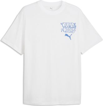 Puma T-shirt Junior Varsity dal taglio morbido da uomo, Accessori, Bianco, 3XL
