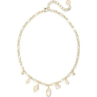 Kendra Scott Icon Charm Necklace in Gold Neutral Mix at Nordstrom