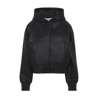 Frankie Shop Bomber Jackets, female, Black, Size: XS Bomber Jacket