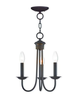 Livex Lighting Livex Estate 3 Light BZ Mini Chandelier