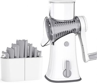 OEM Mandolina Manual De Cocina, Cortador Y Rallador De Verduras Multifuncional Con 5 Cuchillas Desmontables, Picadora De Verduras Para Cortar Verduras Y F