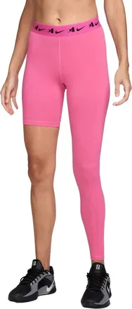 Nike Aja Wilson Leggings Womens Pinksicle Mid Rise Single-Leg DSGL1083
