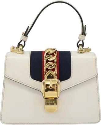 Gucci Pre-owned Mini Bags, female, White, Size: ONE SIZE Pre-owned Mini Bag