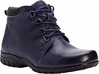Prop&eacute;t Delaney WFV002LNVY Boots Blue Leather Ankle Bootie ZAP756