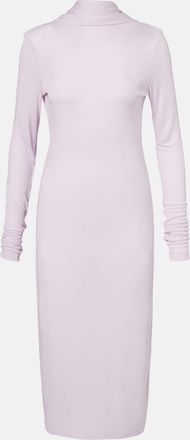 Toteme Abito midi in jersey drappeggiato