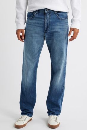 7 For All Mankind Airweft Modern Straight Leg Jeans in Landing at Nordstrom, Size 29