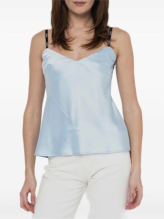 BOSS Top met V-hals - Blauw